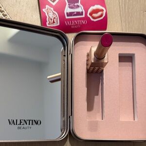Valentino Studded Lipstick Duo - Gold and Pink